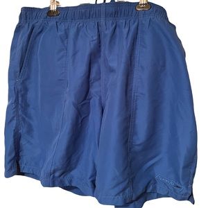 Men’s Speedo swim trunks.